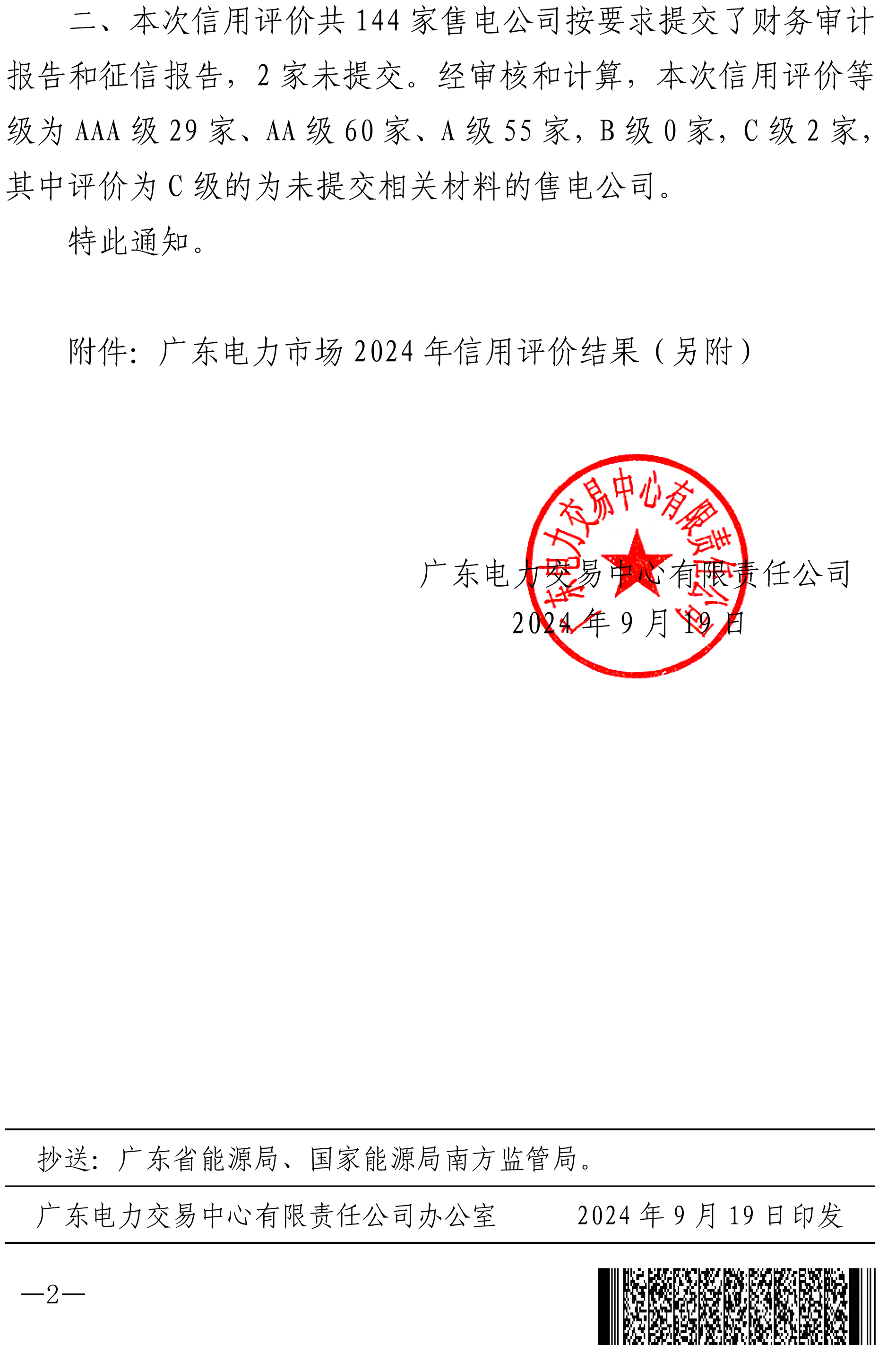 1727063307758010630.jpg 广东交易〔2024〕171号-关于公布广东电力市场2024年信用评价结果的通知-正文-2.jpg